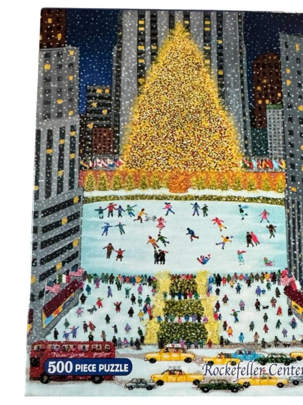 🧩NEW UNOPENED Rockefeller Center Holiday Christmas 500 Piece Puzzle